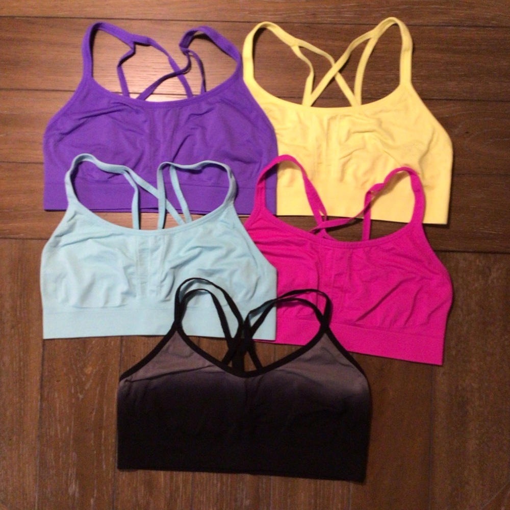 Colorful Women's Sports Bra Set
